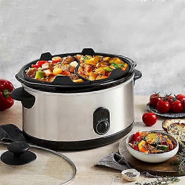 Silikon Kokeforinger Designet for De Fleste 6-8 Quart Ovale Slow Cooker-enheter