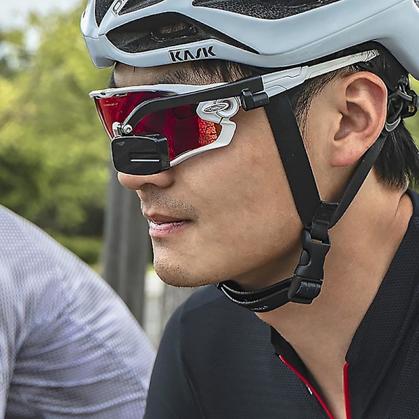 Cykelglasögon Bakre Speglar 360 Bakåtsikt Justering Bakre Speglar Glasögonfäste Hjälm  (DPD)  (ZYHL) Black 1 Pcs