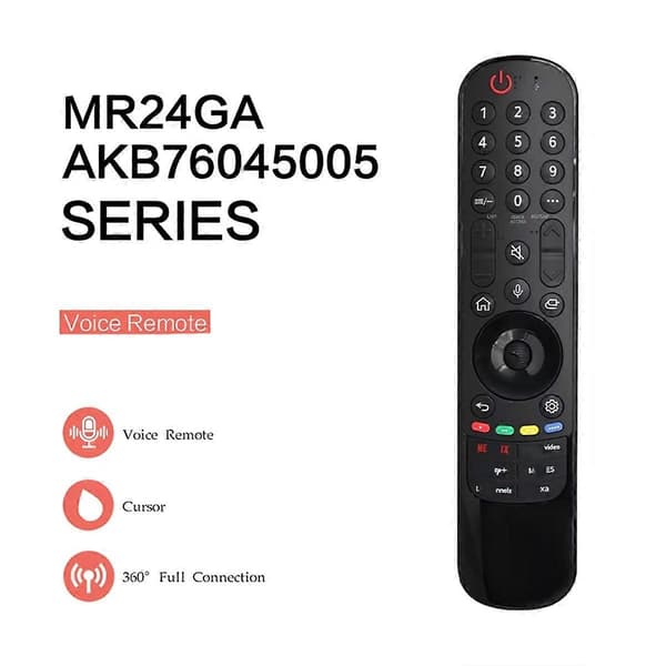 MR24GA Magic Voice Fjernkontroll AKB76045005 for OLED65B42LA OLED65C45 Erstatningsfjernkontroll