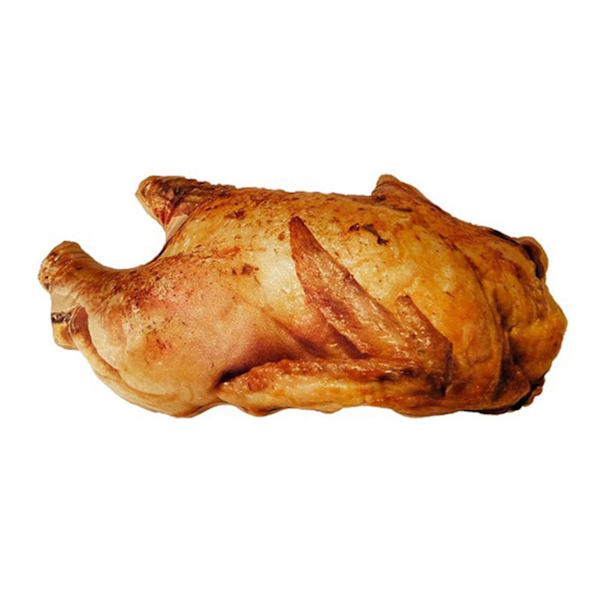 Stimulering matdocka kudde mjuk avtagbar tvättbar hållbar absorption kostym för sovrum vardagsrum  (ZYH) Roast Chicken