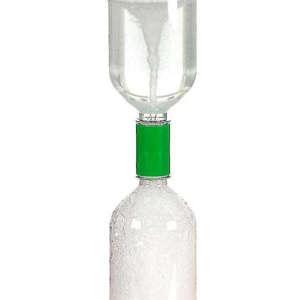 2024 Novelty Tornado Vortex Bottle Water Connector Science Cyclone Tube Experiment (ZYH) Red