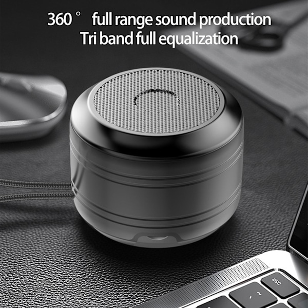 Bärbar högtalare Bluetooth-högtalare Trådlös högtalare Bluetooth 5.0 Minihögtalare  (ZYH) Black