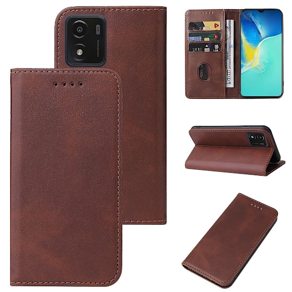Läderfodral för Vivo Y01  (ZYH) Brown