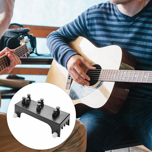 Ukulele ackordväxlare, ukulele hjälpmedel inlärningssystem undervisningshjälpmedel för nybörjare  (ZYH) Black