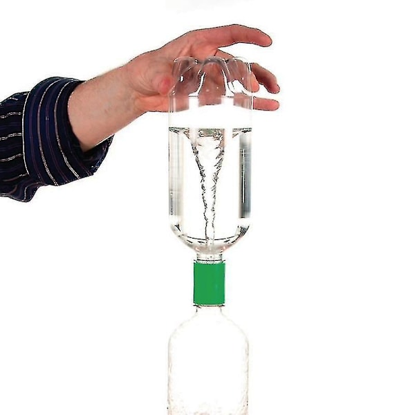 2024 Novelty Tornado Vortex Bottle Water Connector Science Cyclone Tube Experiment (ZYH) Red