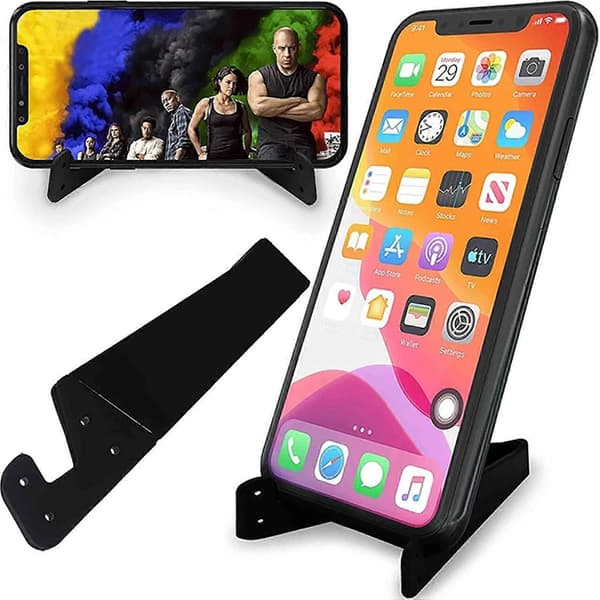 1-delt universal telefon- og tabletholder, 60° hældning