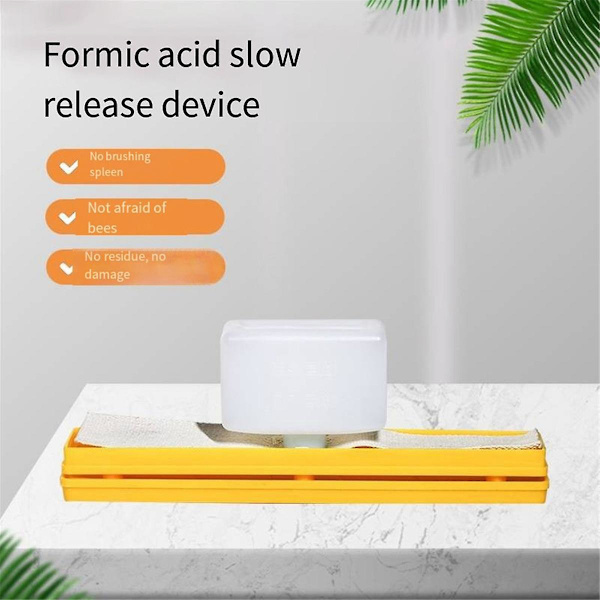 Formiatsyrabehandling av Varroa-kvalster Slow-Release Device Beehive Mite Treatment Tools Biodling Utrustning  (ZYH) As Shown