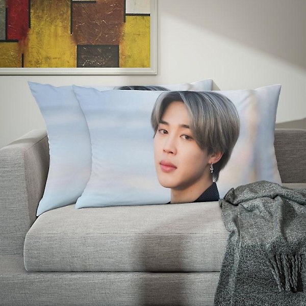 BTS BT21 Jimin Standard & king size kuddar - fantastiskt BTS sovrumstillbehör! BTS case, BT21 case, bts kudde sham-jnjd10 (ZYH) 50x35cm 14x20In