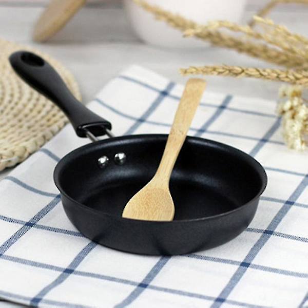12cm Liten Nonstick Stekpanna För Hushålls Stekta Ägg Pannkakor Rund Mini Kastrull