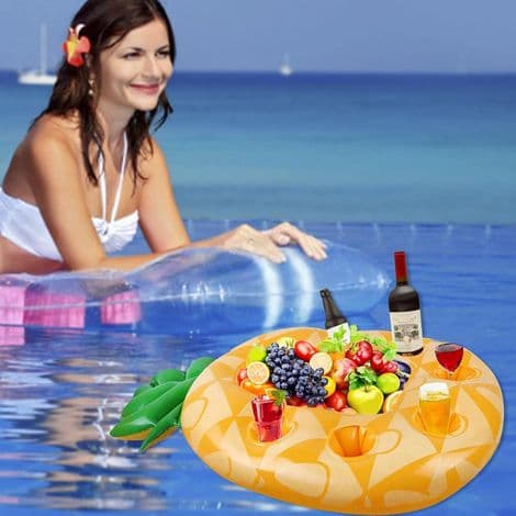 Poolbøje. Oppustelig poolkopholder. Flydende poolbar. Oppustelig poolbar. Oppustelig flydende barbakke.