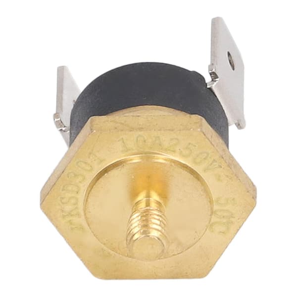 5 ST KSD301 Koppar Termostat, Bimetall Snap Disc Temperatur Switch, Normalt Stängd, M4, 250V (40℃)