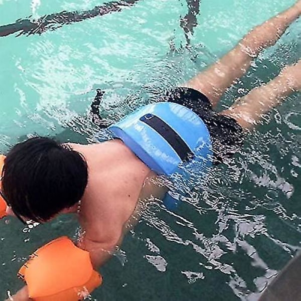 Simbälte för simning - Bälte för vattengympa - Aqua Fitness skum flythjälp - blå (ZYH)