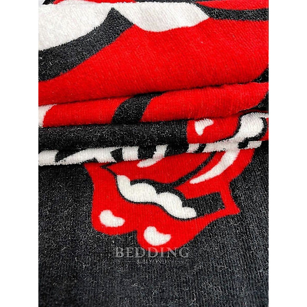 Rolling Stones Lips 100% Bomuld Håndklæde