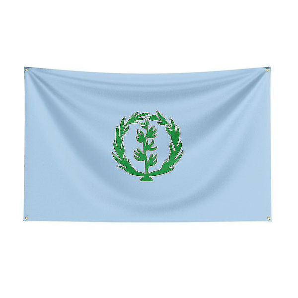 Born Pretty 3x5 Historisk flagga av Eritrea Flagga Polyester Tryckt Nationell Banner För Dekor (ZYH) 60 x 90cm