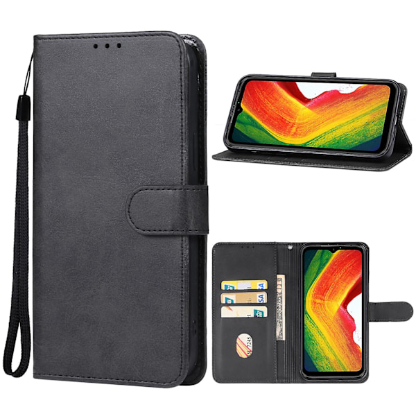 För Ulefone Power Armor 19 Läder Telefonfodral  (ZYH) Black