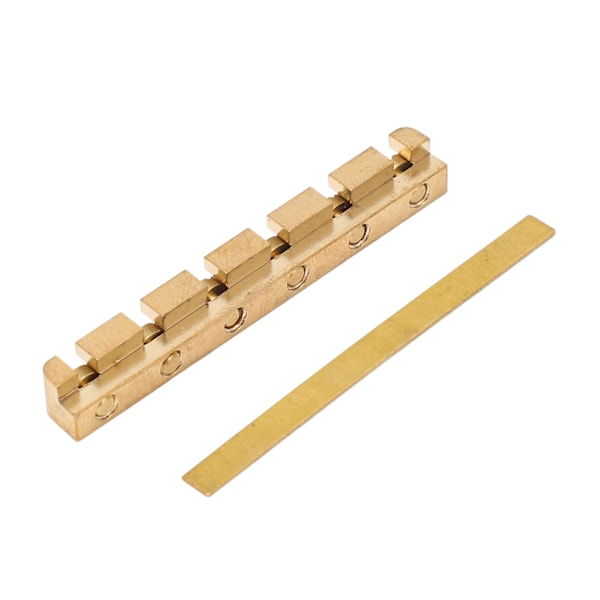 42mm Gitarr Sadel Mässing Höjd Justerbar Professionell Elektrisk Gitarr Sadel för ST LP  (ZYH)