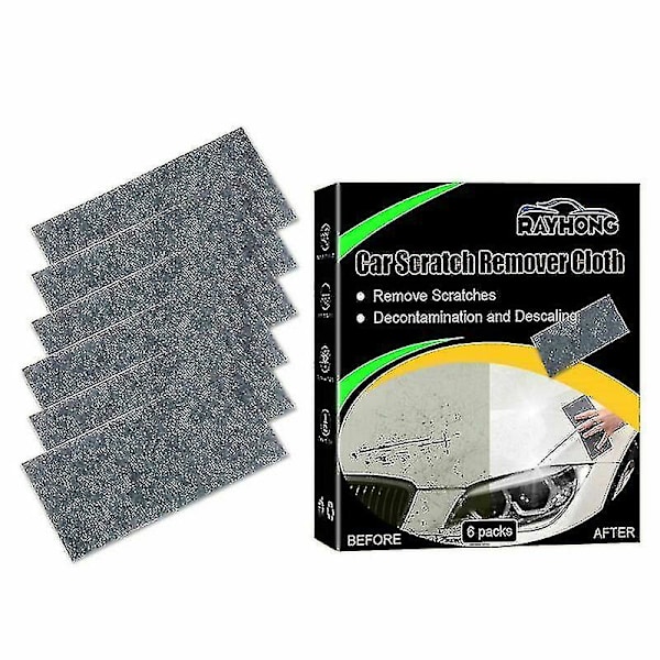 6 st Nano Sparkle Duk Bil Reparation Duk Nano Magic Duk För Bil (ZYH)