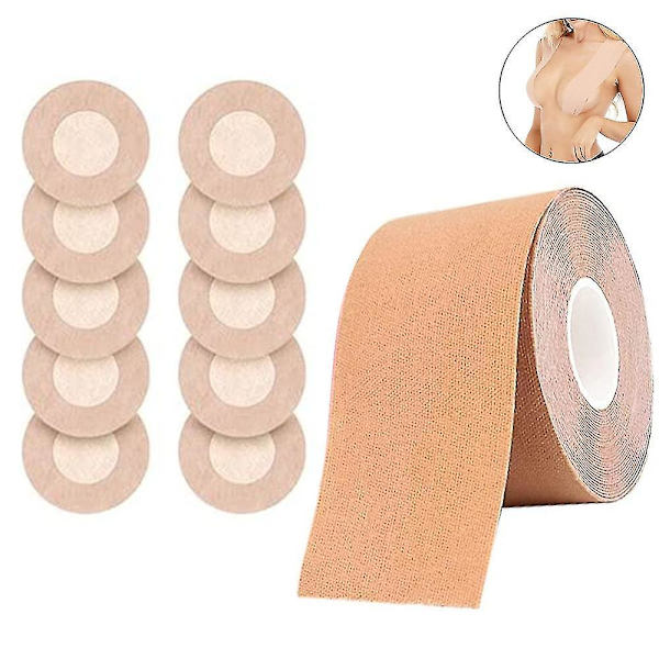 Body Tape för kvinnor självhäftande push up bh-tejp 5cm*5m  (ZYH)