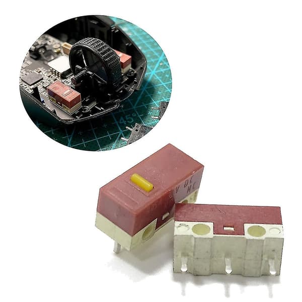 2024 2/10st Mus Micro Switch Micro Tyst Knapp Huano Tyst Mus Microswitch