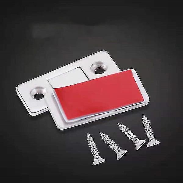 Magnetisk lås / Osynliga magnetiska dörrlås 2 set rostfritt stål  (ZYH)