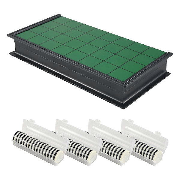Magnetisk Hopfällbar Reversi Othello Bräd Schack - Barn Familjespel
