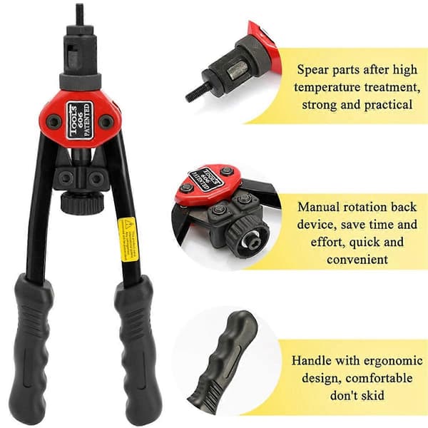 50st Nitmutter + Handgängade Nitmuttrar - BT606 M3 / M5 M6 M8 Dubbel Insats Nitning Rivnut Nit T