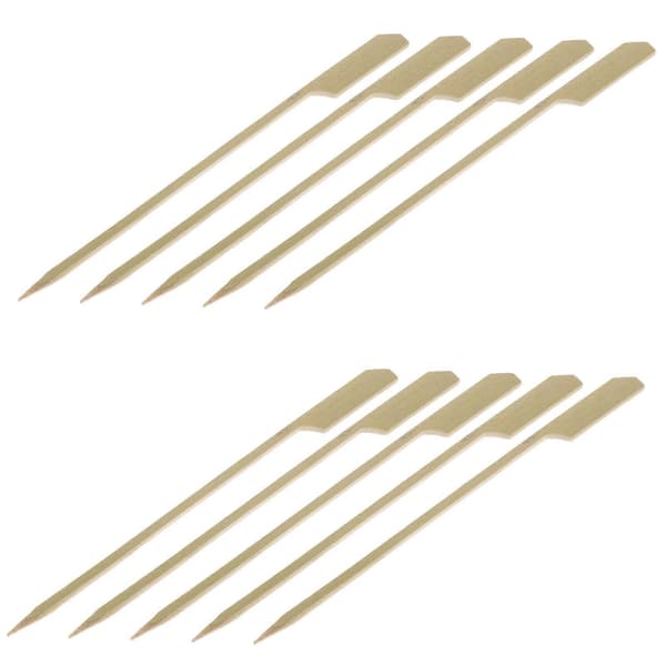Fruktpinnar Bambu Partypinnar Grillar 15.00X1.00X0.20CM Ljusgrön 100st