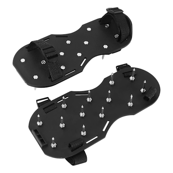 Spikspetsade luftningsskor 42 mm dubbsulor Spikes screed golv 1 par (ZYH) Black