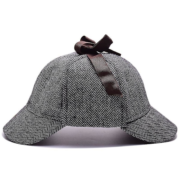 1 st Sherlock Holmes Detektiv Basker Mössa Unisex Cosplay Tillbehör  (ZYH)