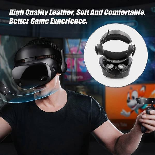 Odyssey Plus VR Headset Ersättnings PU Läder Ansiktsskum Ögonmask Kudde Skydd