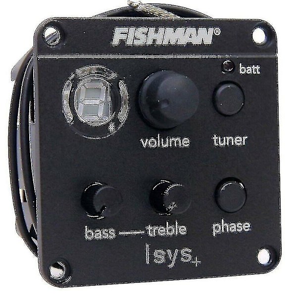 Fishman Eq Tuner Piezo Mic Presys Blend Akustisk Gitarr Pickup Preamp  (ZYH)