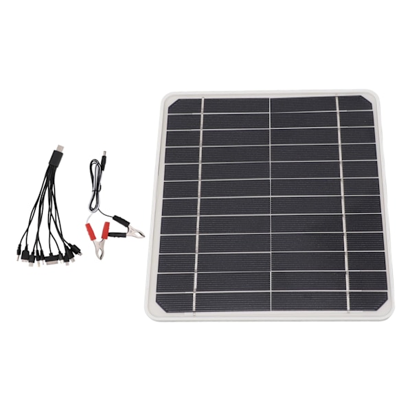 10W 12V Solpanel Billaddare 10 Watt 12 Volt Solpanel för Laddning Bilar Mobiltelefon Batterier  (ZYH)