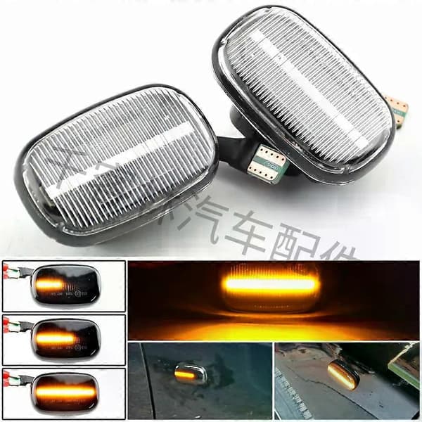 Dynamisk LED blinklys sideblinklys til Avensis Celica Corolla Caldina Camry Hilux Prius Verso Runx