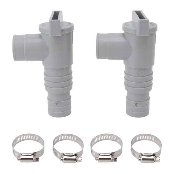 Intex Bestway Poolsun Underhålls-/Stoppventil för pooler med 32 mm slanganslutningar (ZYH)