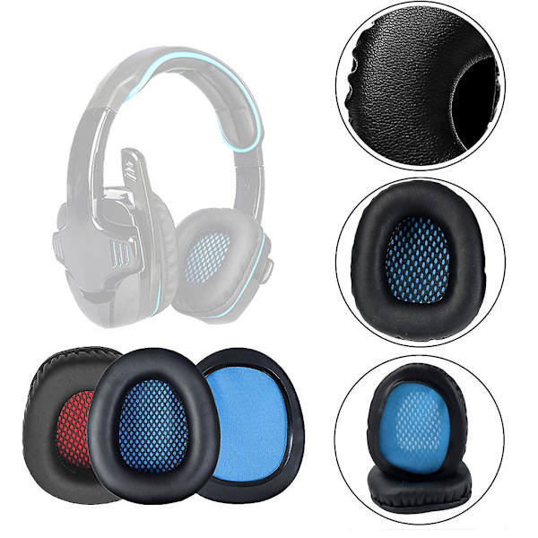 Elastiskt öronkuddsöverdrag Forsades Sa-902 Sa-903 hörlursöverdrag öronkudde  (ZYH) Blue