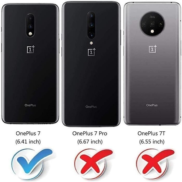 Halsband Oneplus 7 Oneplus 6T Case Transparent Silikon med Halsband Halsband Telefonsnodd med Cor (DPD)