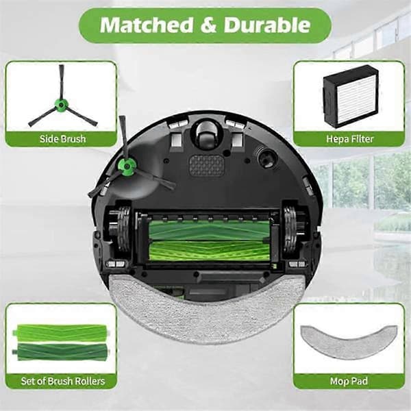 Ersättningsdelar Edition A för IRobot Roomba Combo 10 Max J9 Dammsugare