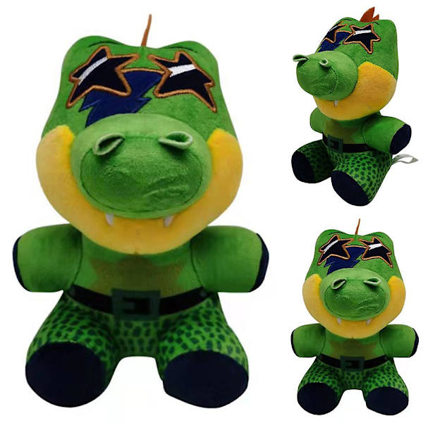 Five Nights At Freddy's Montgomery Gator Plyschleksak Lämplig För Samling, 7\" Security Breach Fnaf Fylld Docka Present Till Pojke Flicka  (ZYH)
