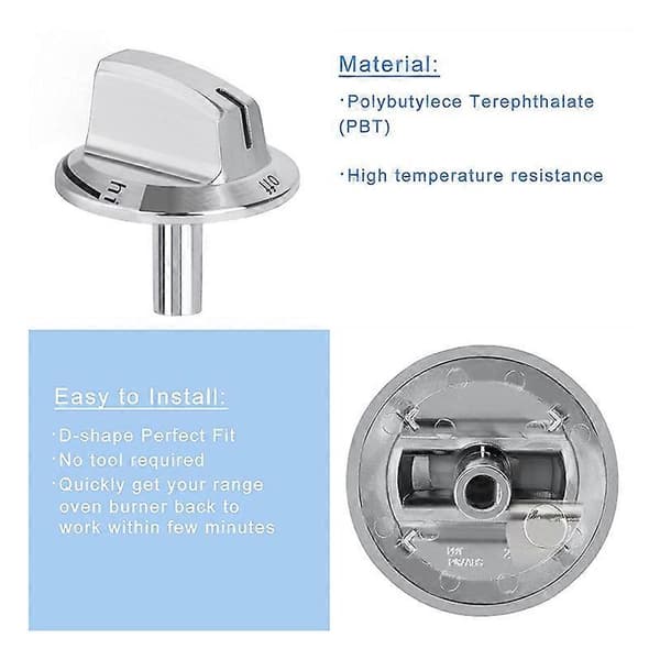5-pack Uppgraderade 5304525746 Långskaftade Spisknoppar Ersättningar