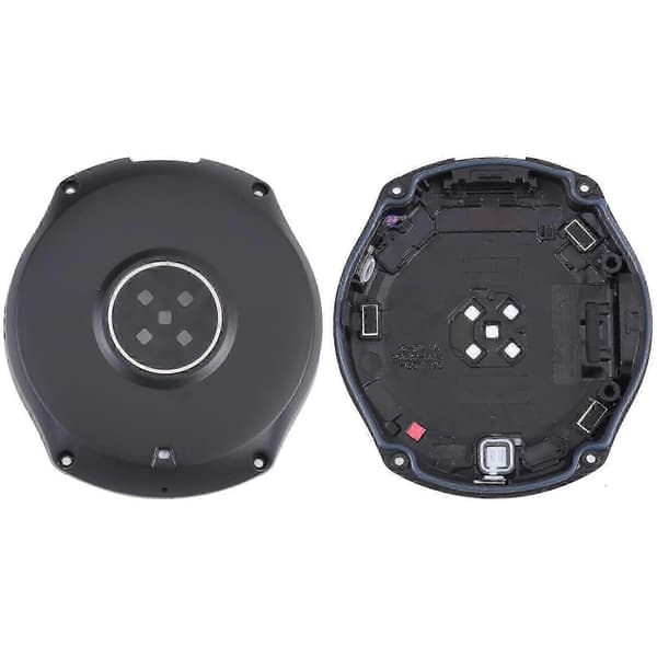 Bagside Cover med Glas Linse Til Galaxy Watch 46mm SM-R800 (Sort)