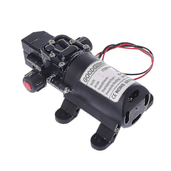 Dc 12v 130psi 6l/min Vatten Högtryck Diafragma Självprimningspump 72w  (ZYH)
