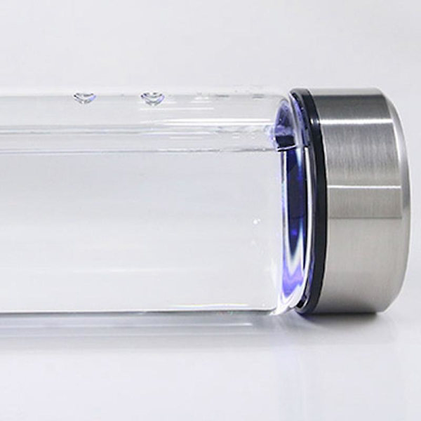 Vätevattengenerator Alkalisk tillverkare Uppladdningsbar Bärbar För Ren H2 Väte-rik Vattenflaska  (ZYH) silver