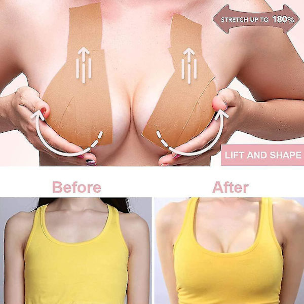 Body Tape för kvinnor självhäftande push up bh-tejp 5cm*5m  (ZYH)