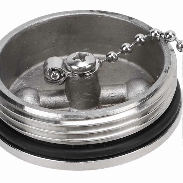 2 tommer bådbrændstoftankdæksel 316 rustfrit stål poleret dæksfyldningsdæksel med nøgle marinehardware til Ya