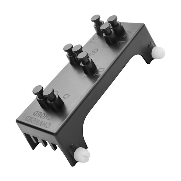 Ukulele ackordväxlare, ukulele hjälpmedel inlärningssystem undervisningshjälpmedel för nybörjare  (ZYH) Black