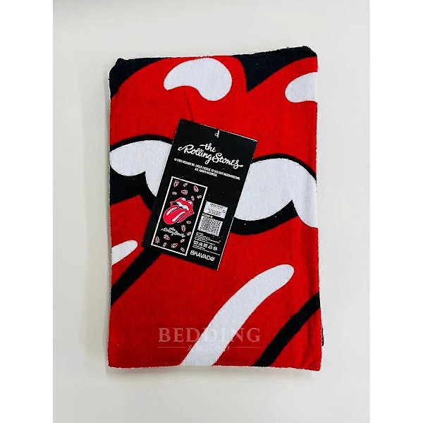 Rolling Stones Lips 100% Bomuld Håndklæde
