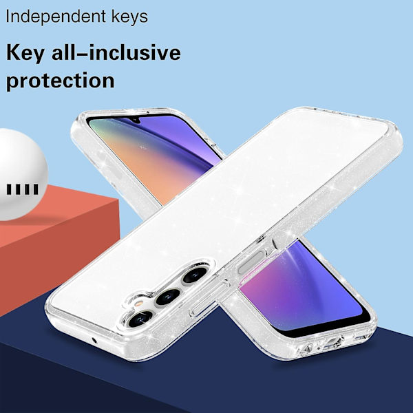 Transparent mobilfodral för Samsung Galaxy A55 5G (DPD) White