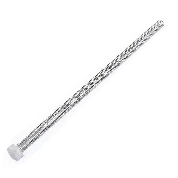 Rustfri sekskantskruebolt 4 stk - M6 X 150mm fullgjenget