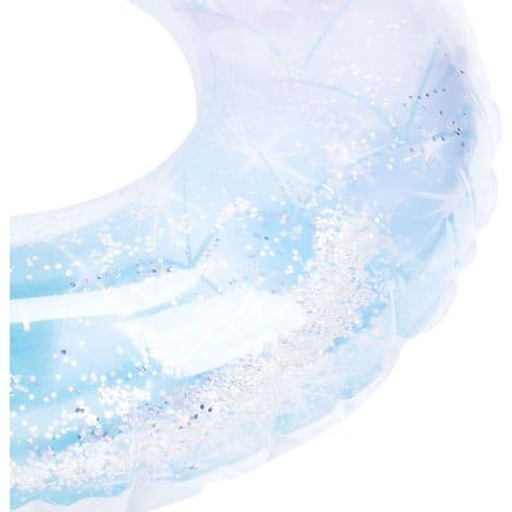 229 cm (90 tommer) PVC pool-flyder med glimmer og stjernehimmeldesign. Farverig sommerflyder.