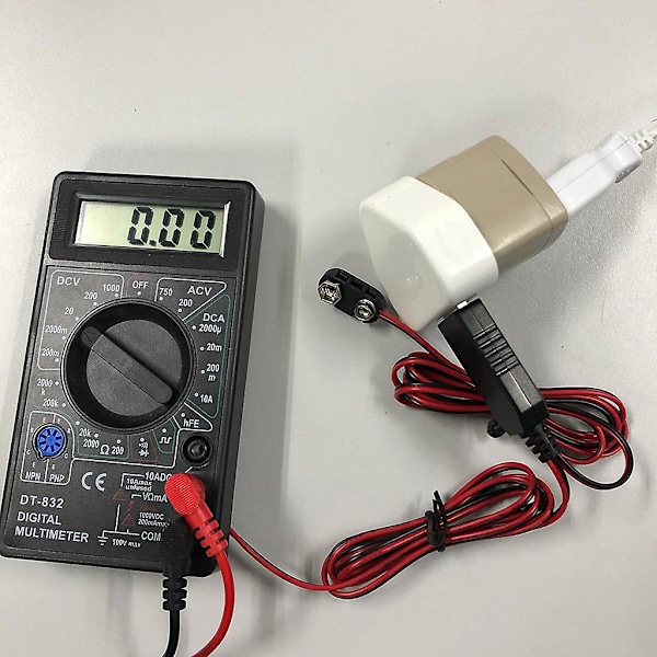 6f22 9v batterieliminator Byt 9-volts batterier USB/typ C power (DPD) 1m